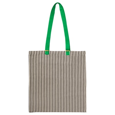 MÄVINN Sac, vert/rayure blanc/noir