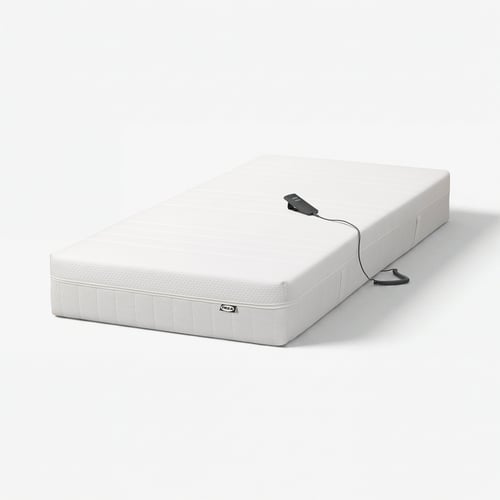 MAJSKÄR Matelas en mousse, réglable/électrique, 90x200 cm