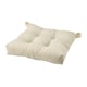 MALINDA Carreau de chaise, gris-beige, 40x38x7 cm