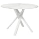 MARIEDAMM Table, blanc marbré, 105 cm