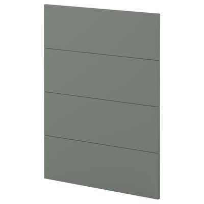 METOD 4 faces pour lave-vaisselle, Nickebo/gris mat-vert, 60 cm