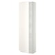 METOD Armoire avec tablettes, blanc/Veddinge blanc, 60x37x200 cm