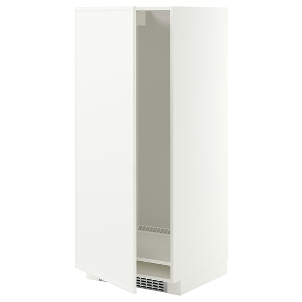 METOD Armoire pour réfrig./congélateur, blanc/Aspudden blanc mat, 60x60x140 cm