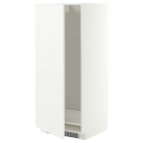 METOD Armoire pour réfrig./congélateur, blanc/Aspudden blanc mat, 60x60x140 cm