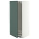 METOD Armoire pour réfrig./congélateur, blanc/Aspudden gris-vert foncé, 60x60x140 cm