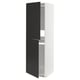 METOD Armoire pour réfrig./congélateur, blanc/Nickebo anthracite mat, 60x60x200 cm