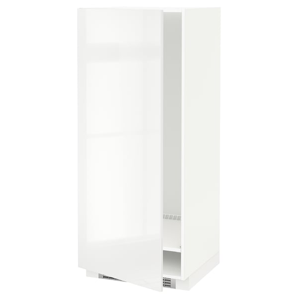 METOD Armoire pour réfrig./congélateur, blanc/Ringhult blanc, 60x60x140 cm