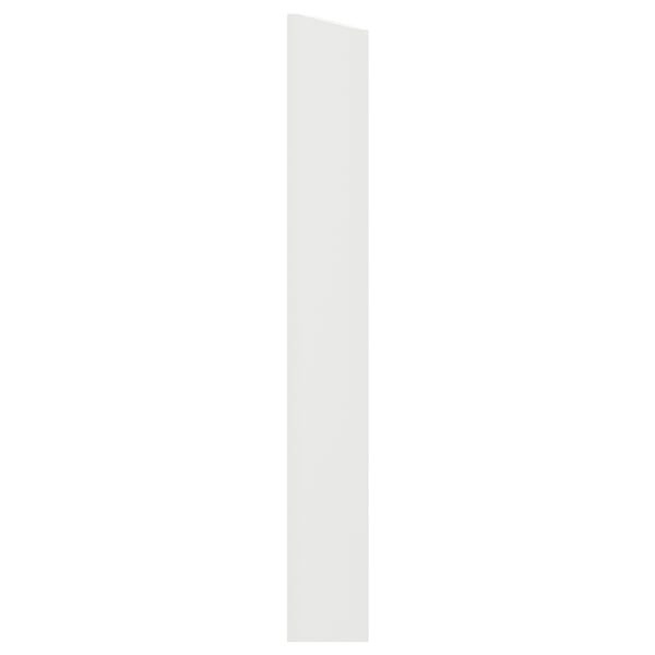METOD Baguette de finition verticale, blanc, 220 cm