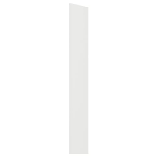 METOD Baguette de finition verticale, blanc, 220 cm