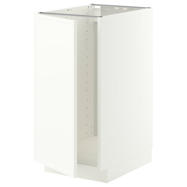 METOD Élément bas évier/tri, blanc/Aspudden blanc mat, 40x60 cm