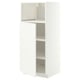 METOD Élément haut pr appareils encastrés, blanc/Aspudden blanc mat, 60x60x140 cm