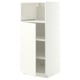 METOD Élément haut pr appareils encastrés, blanc/Vallstena blanc, 60x60x140 cm
