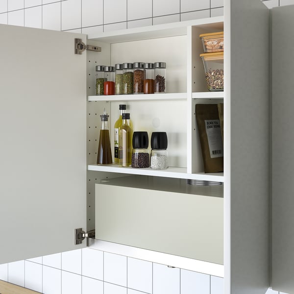 METOD Élément mural pour hotte intégrée, blanc, 80x37x80 cm