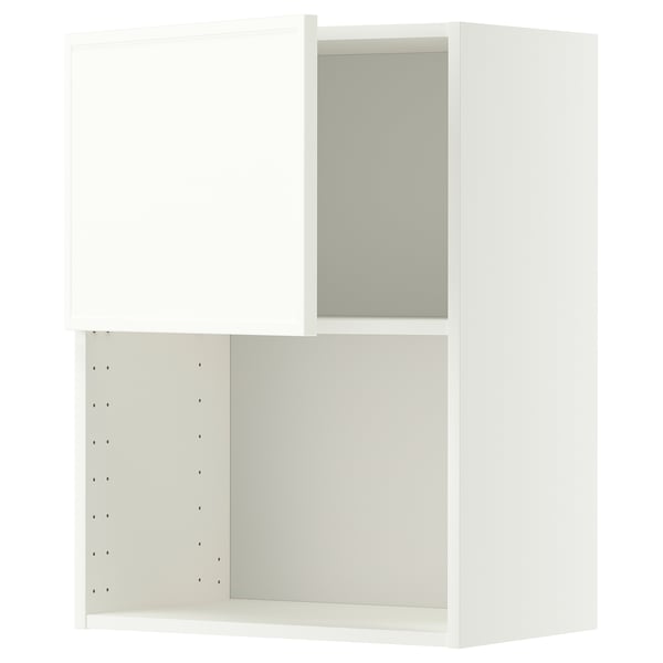 METOD Élément mural pour micro-ondes, blanc/Aspudden blanc mat, 60x80 cm