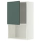 METOD Élément mural pour micro-ondes, blanc/Aspudden gris-vert foncé, 60x100 cm