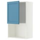 METOD Élément mural pour micro-ondes, blanc/Lerhyttan bleu, 60x100 cm