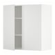 METOD Élément mural tablettes/2portes, blanc/Stensund blanc, 80x80 cm