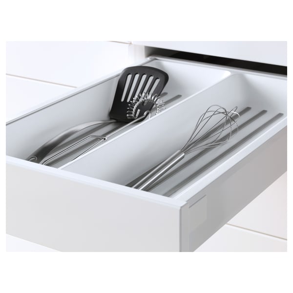 METOD / MAXIMERA Élément bas 4faces/2tir bas+3moy, blanc/Veddinge blanc, 40x60 cm