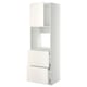 METOD / MAXIMERA Rangement four+tiroir/2fcs/2tir ht, blanc/Veddinge blanc, 60x60x200 cm