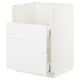 METOD / MAXIMERA Rgt bs pr évier TALLSJÖN, blanc/Ringhult blanc, 60x60 cm