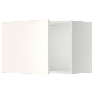 METOD Rangement mural, blanc/Veddinge blanc, 60x40 cm