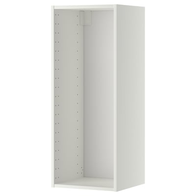 METOD Rangement mural, blanc, 40x37x100 cm