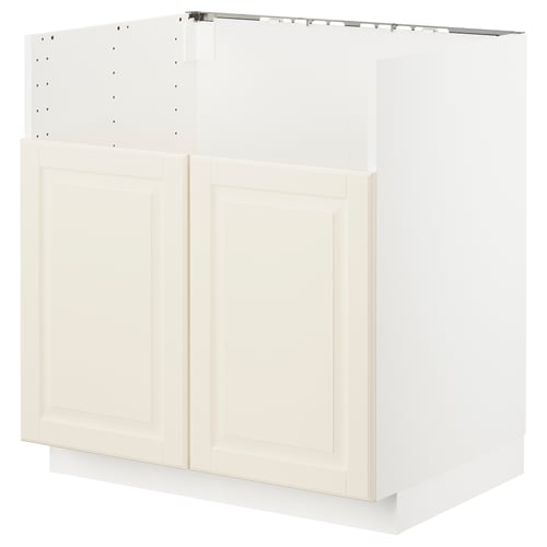 METOD Rgt bs pr évier TALLSJÖN, blanc/Bodbyn blanc cassé, 80x60 cm