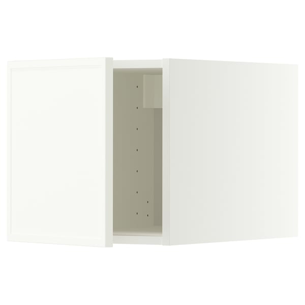 METOD Surmeuble, blanc/Aspudden blanc mat, 40x40 cm