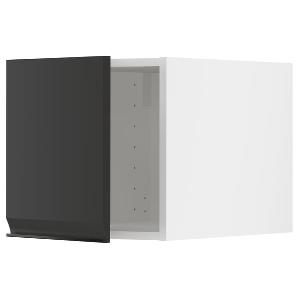 METOD Surmeuble, blanc/Upplöv anthracite mat, 40x40 cm