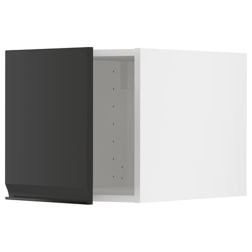 METOD Surmeuble, blanc/Upplöv anthracite mat, 40x40 cm