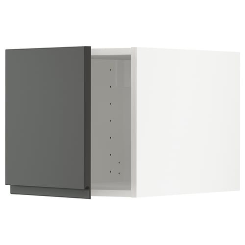 METOD Surmeuble, blanc/Voxtorp gris foncé, 40x40 cm