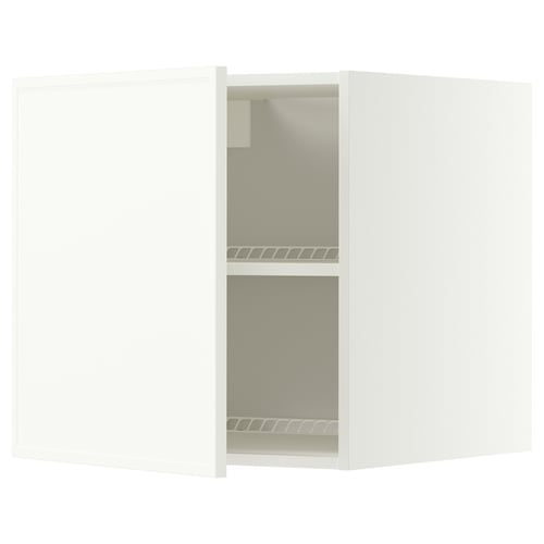 METOD Surmeuble réfr/cong, blanc/Aspudden blanc mat, 60x60 cm