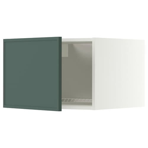 METOD Surmeuble réfr/cong, blanc/Aspudden gris-vert foncé, 60x40 cm