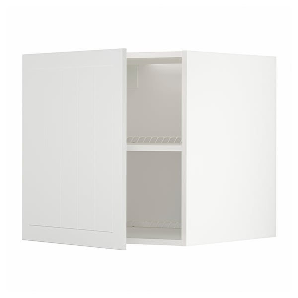 METOD Surmeuble réfr/cong, blanc/Stensund blanc, 60x60 cm