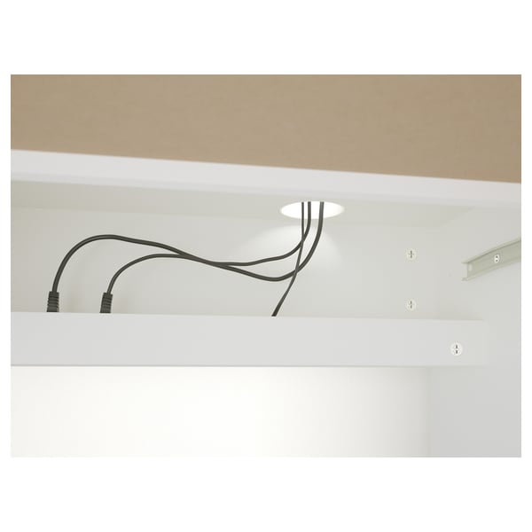 MICKE Bureau, blanc, 105x50 cm