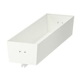 MITTZON Bac pour structure av roulettes, blanc, 80x14 cm