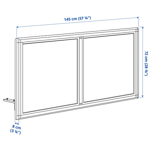 MITTZON Cloison acoustique pour bureau, Gunnared beige, 145x72 cm