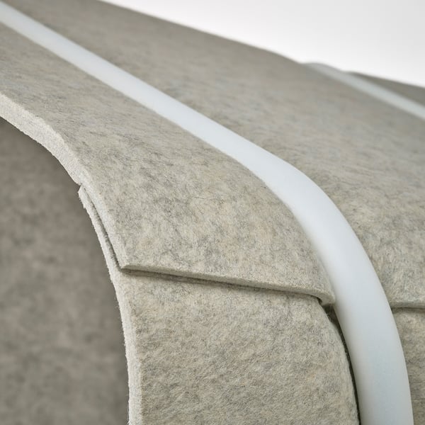 MITTZON Cloison fermée, beige/blanc, 95x87x155 cm