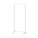 MITTZON Structure avec roulettes, blanc, 85x205x50 cm