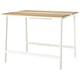MITTZON Table conférence, plaqué chêne/blanc, 140x108x105 cm