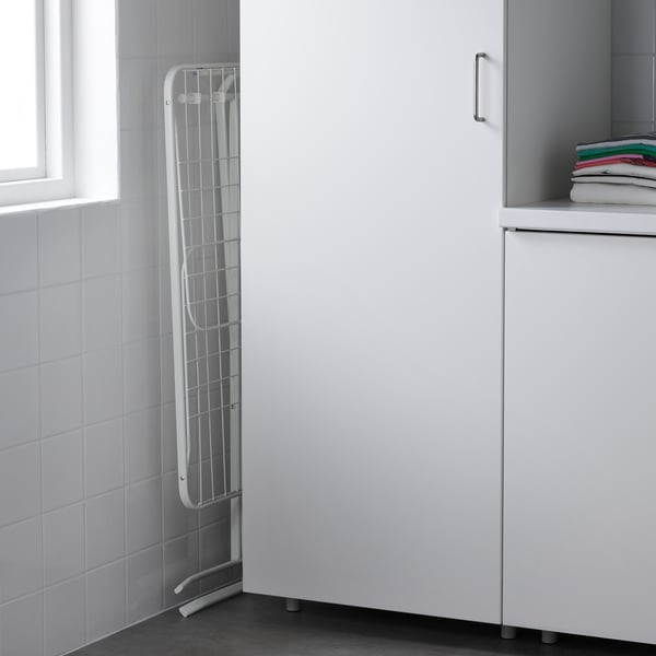 MULIG Étendoir à linge, int/ext, blanc