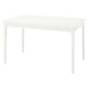 NÄSINGE Table, blanc, 130x80 cm