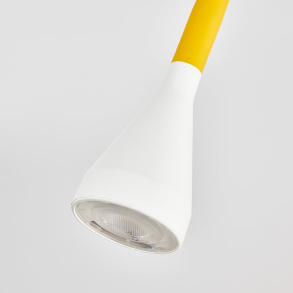 NÄVLINGE Lampe de bureau à LED, jaune/blanc