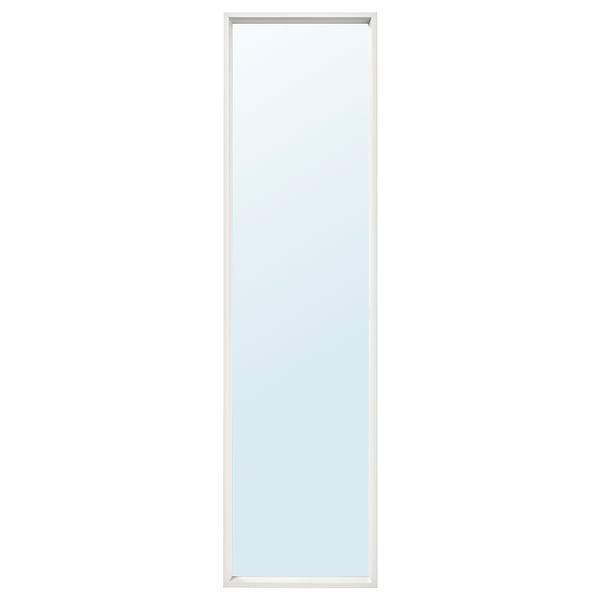 NISSEDAL Miroir, blanc, 40x150 cm