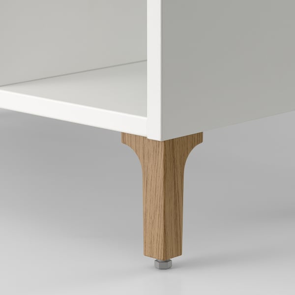 NORSÄLVEN Élément sous-lavabo, avec porte blanc, 60x55x32 cm