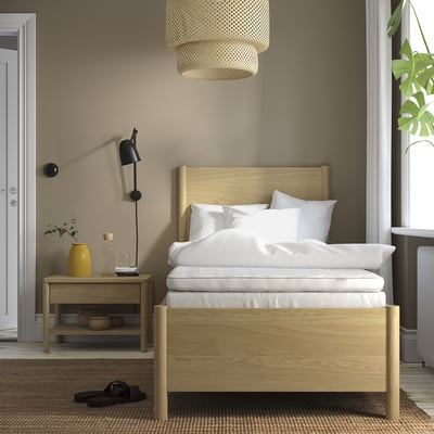 NYLÄGET Surmatelas, blanc, 90x200 cm