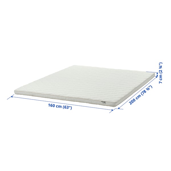 NYLÄGET Surmatelas, blanc, 160x200 cm
