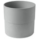 NYPON Cache-pot, intérieur/extérieur gris, 32 cm