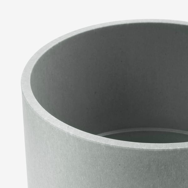 NYPON Cache-pot, intérieur/extérieur gris, 15 cm