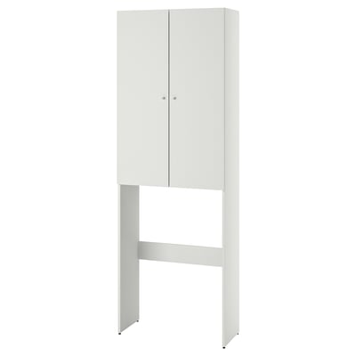 NYSJÖN Meuble pour machine à laver, blanc, 65x190 cm